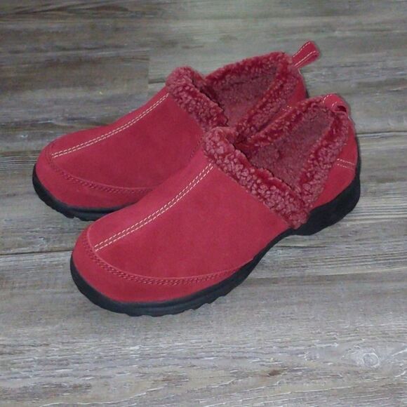 Land's End all weather red clogs Sz 7.5B - Picture 1 of 5